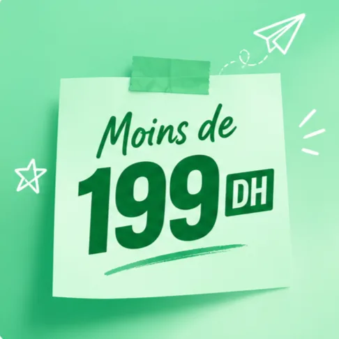 Moins de 199 MAD