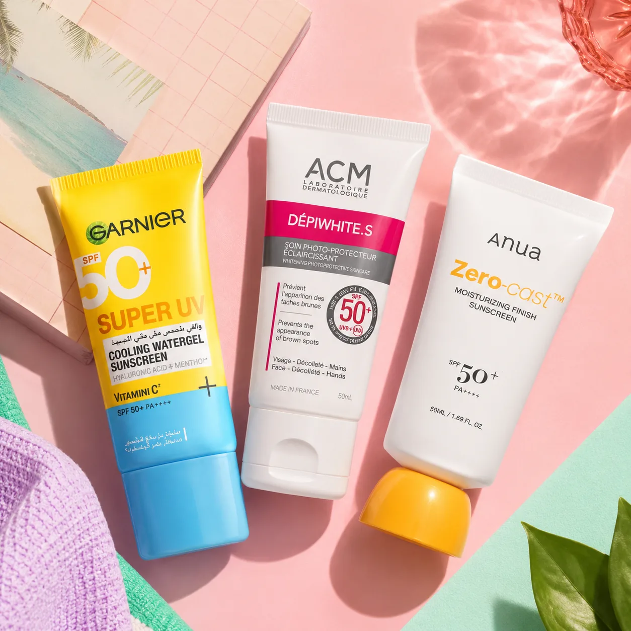 Soins solaires visage — écrans et fluides SPF